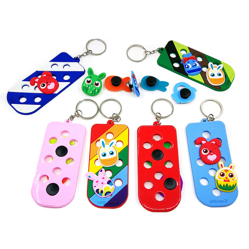 Wholesale 10PCS EVA key board Keychains